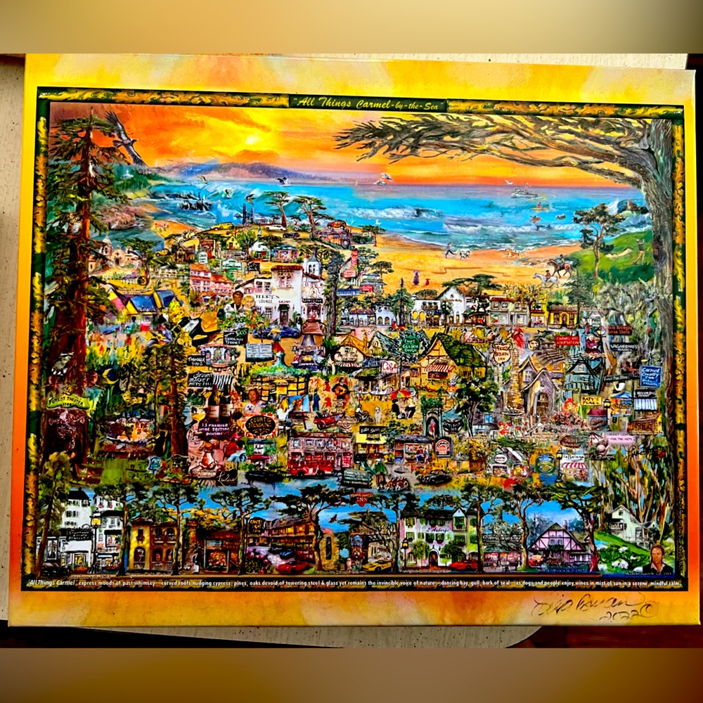 All Things Carmel 1000 piece puzzle Carmel By the Sea